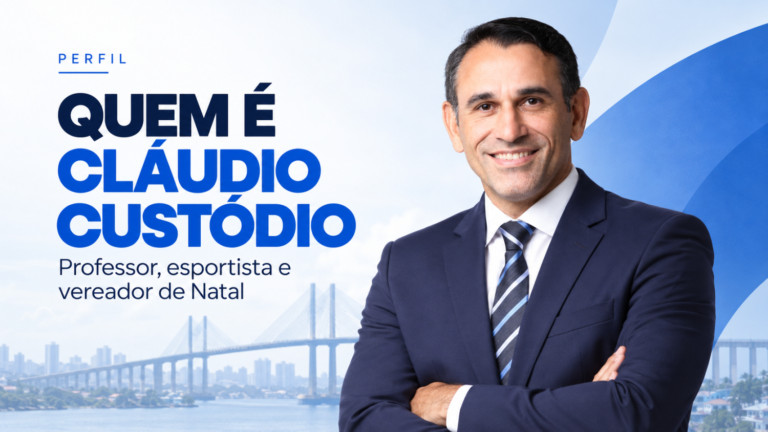 Cláudio Custódio: da sala de aula e dos tatames à Câmara Municipal de Natal