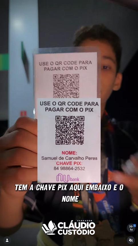 Cláudio Custódio incentiva jovem atleta que arrecada recursos para disputar competição em Recife