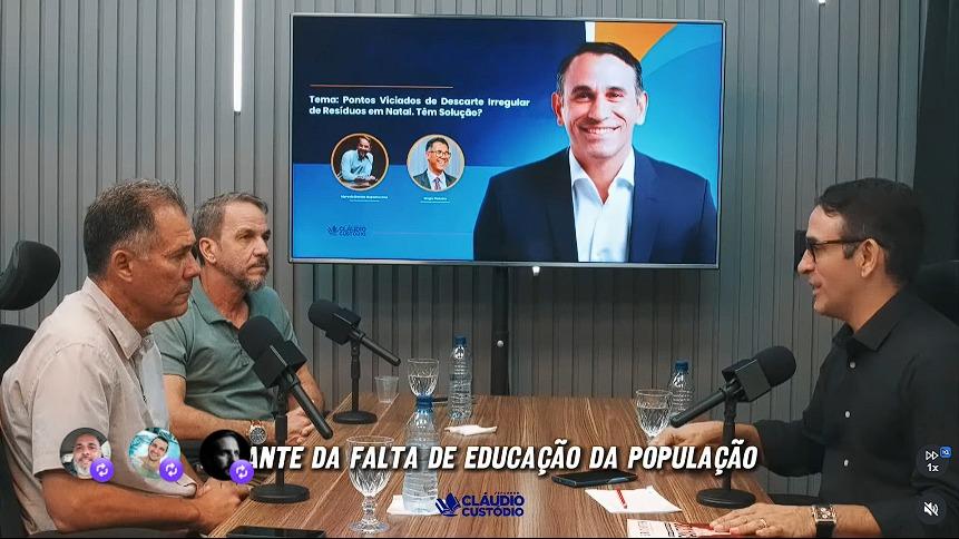 Podcast Potiguar debate destinação de resíduos, reciclagem e desafios enfrentados por trabalhadores